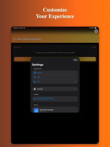 Dad Jokes Everyday iPad screenshot