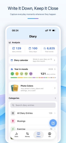 TallyDay: Spending & Diary Screenshot 1 of 8