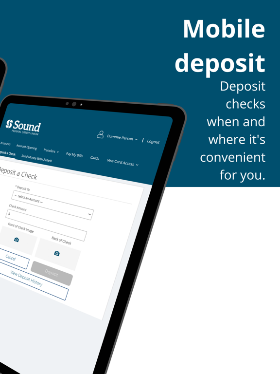 SFCU Mobile iPad screenshot 5 - Finance app