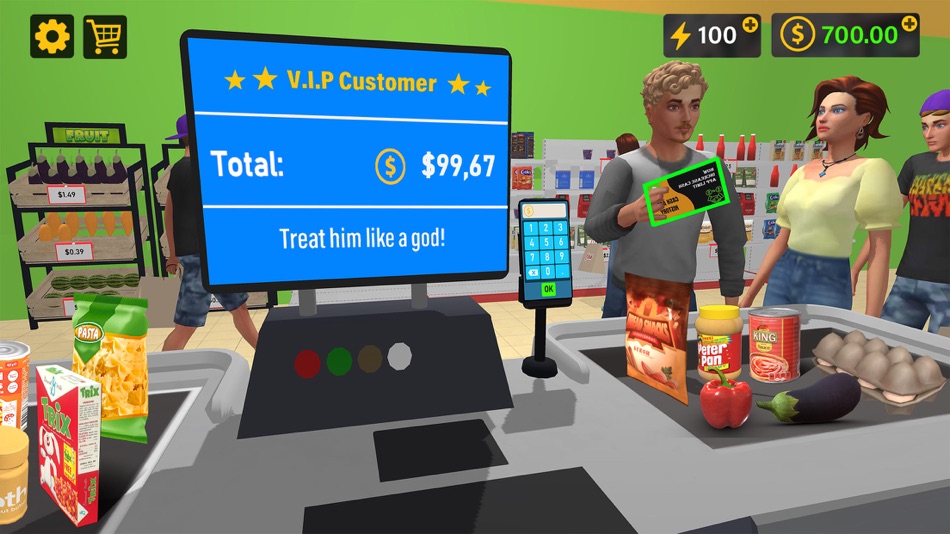 #1. Supermarket 3D Simulation Game (iOS) 由: Cuong Le Hung