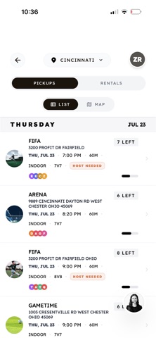 Powerplayfields iPhone screenshot
