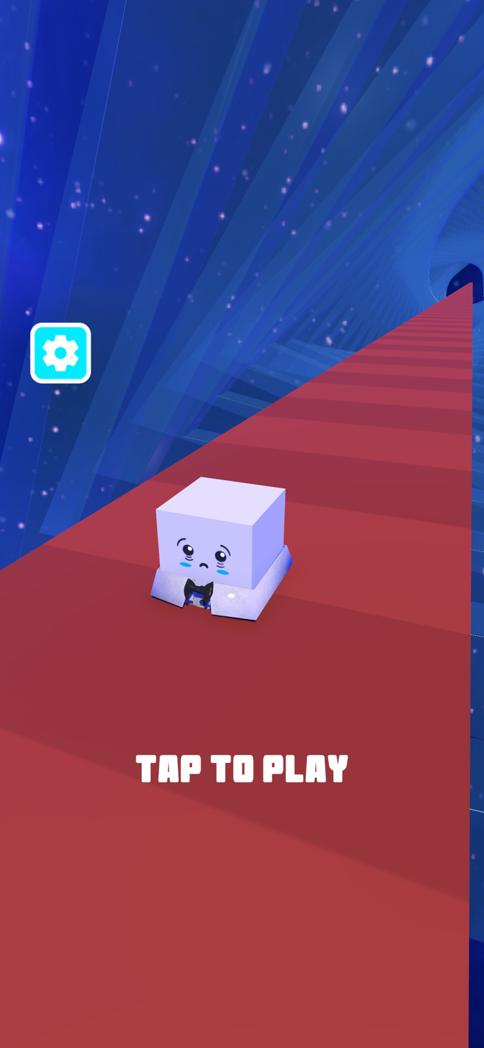 Galaxy Slider Cube Run Game