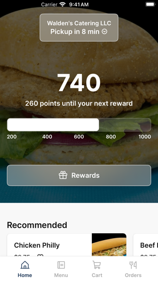 Walden's Catering iPhone screenshot 1 - Food & Drink app