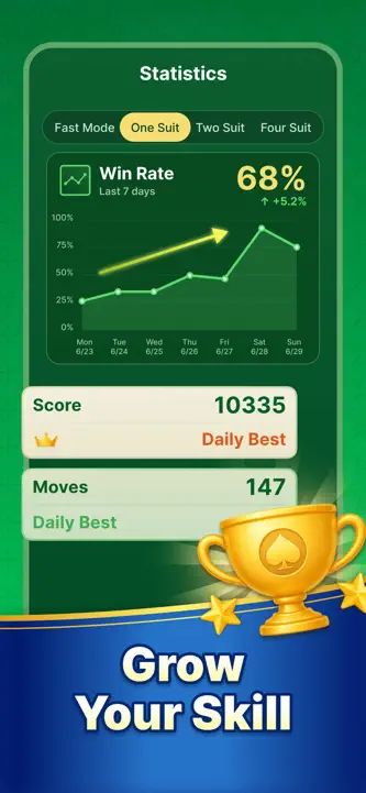 Spider Solitaire Large & HD screenshot 6