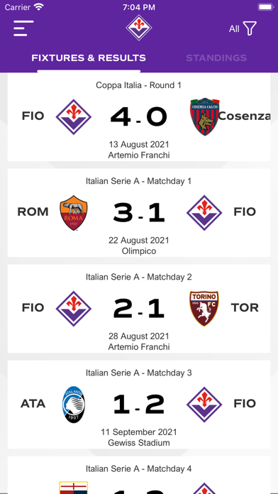 Screenshot 3 of FIORENTINA OFFICIAL APP App
