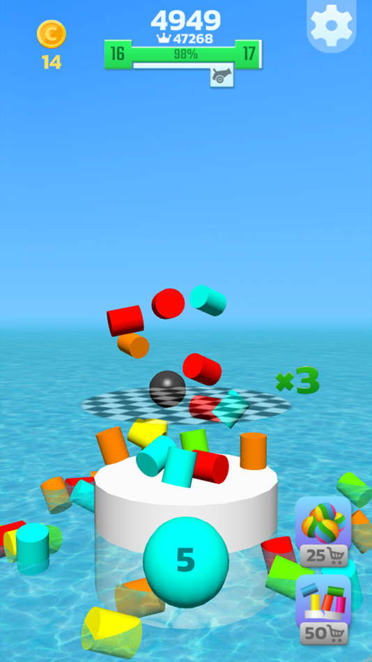#3. Tower Crash 3D (iOS) 由: famobi