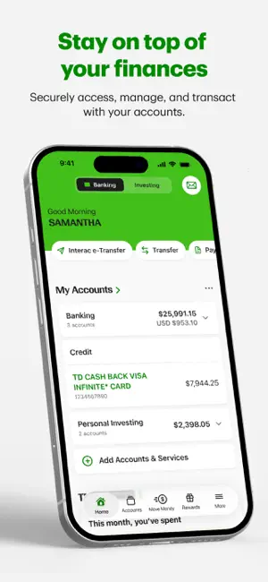 TD Canada screenshot 2