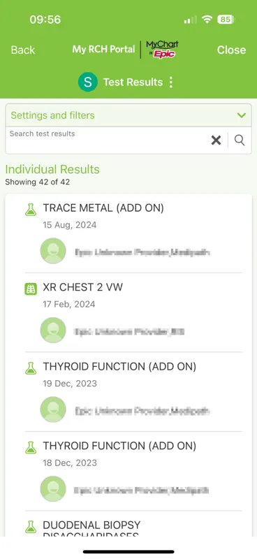 My RCH Portal screenshot 4 of 4
