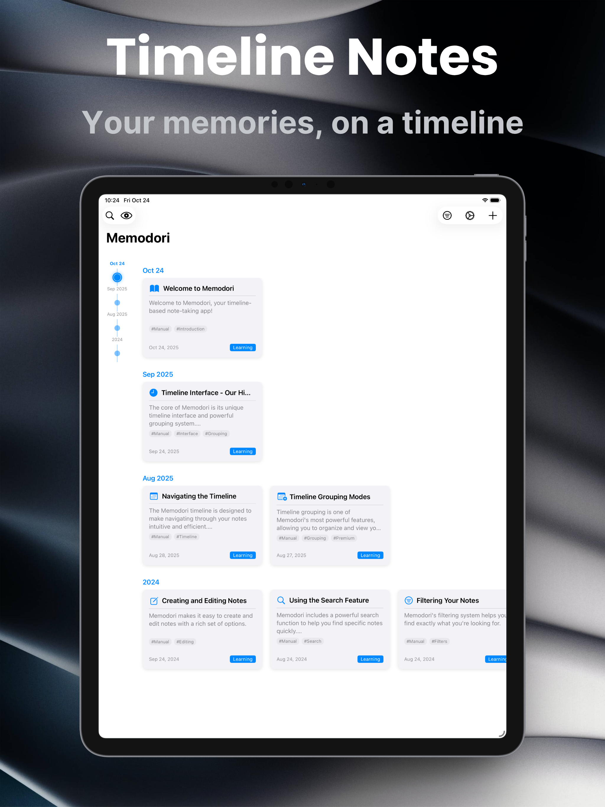 Memodori: Timeline Journal screenshot 11
