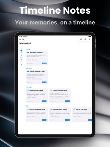 Memodori: Timeline Journal