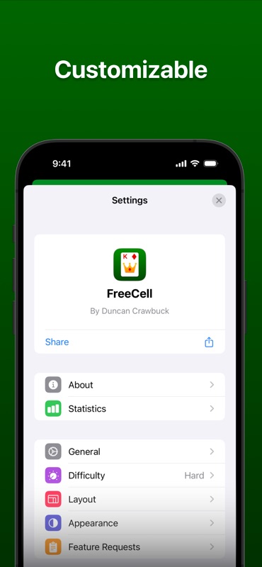 FreeCellﾠ Solitaire screenshot 4