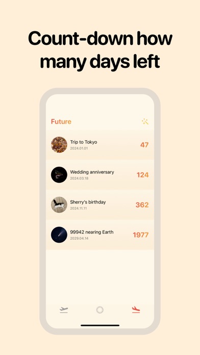 KeyDays: Track Your Big Days Screenshot