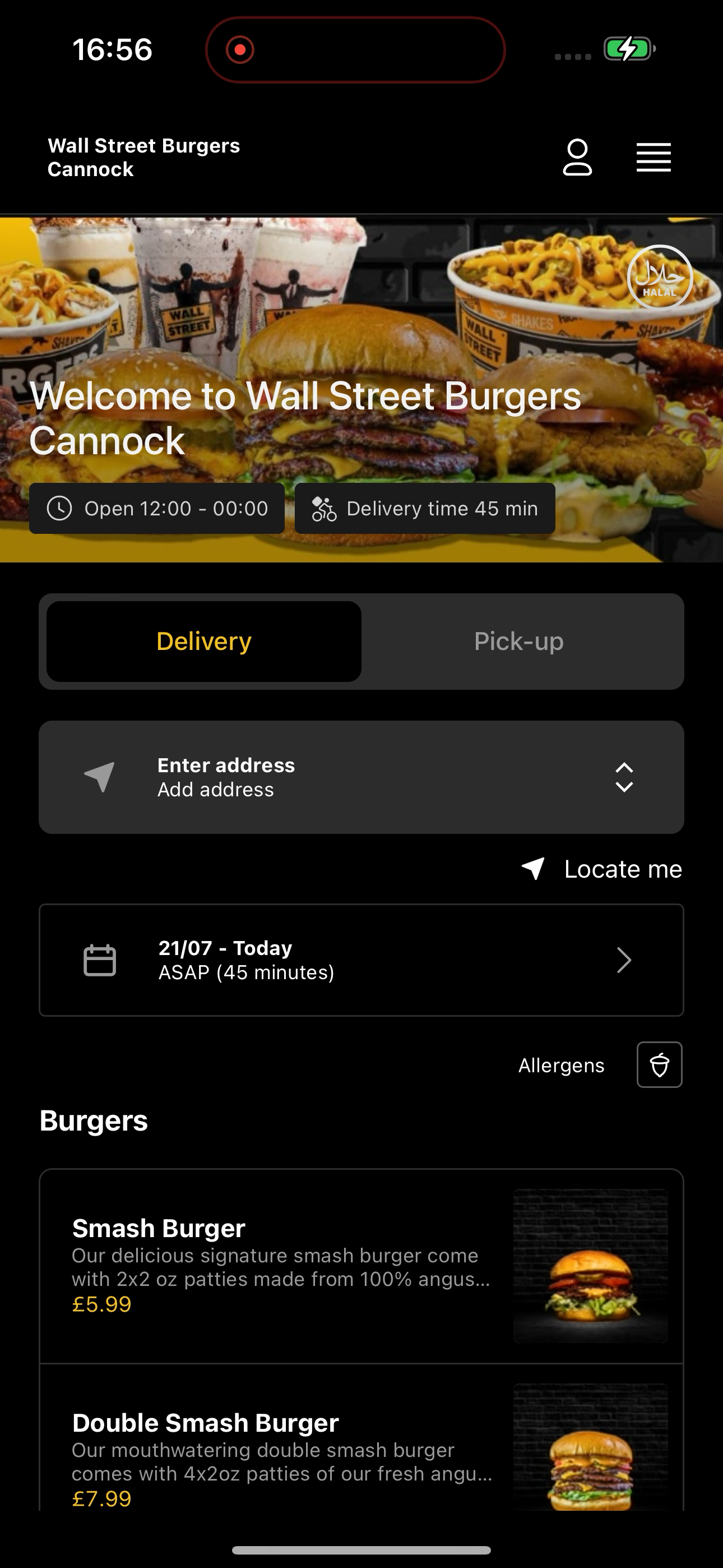 Wall Street Burger Cannock screenshot 6