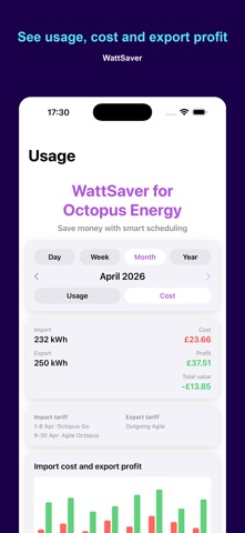WattSaver for Octopus Energy screenshot