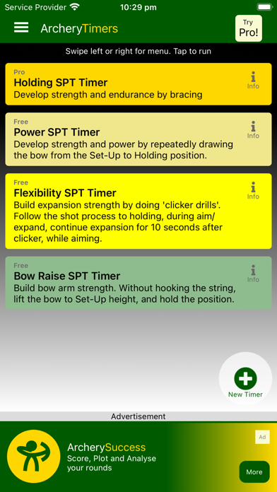 Archery Timers - SPT Screenshot