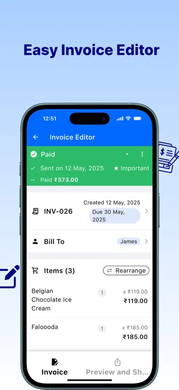 Invoice Temple: Easy Billing screenshot 3 of 9