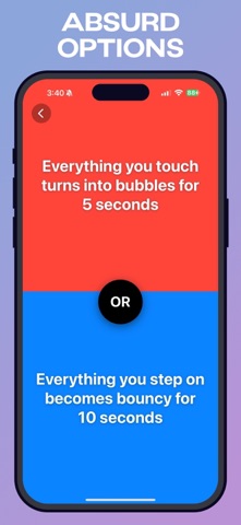 Would You Rather? - Game Screenshot 3 of 6