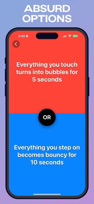 Would You Rather? - Game Screenshot 3 of 6
