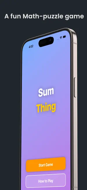 SumThing: Clever Sum Puzzle screenshot 1