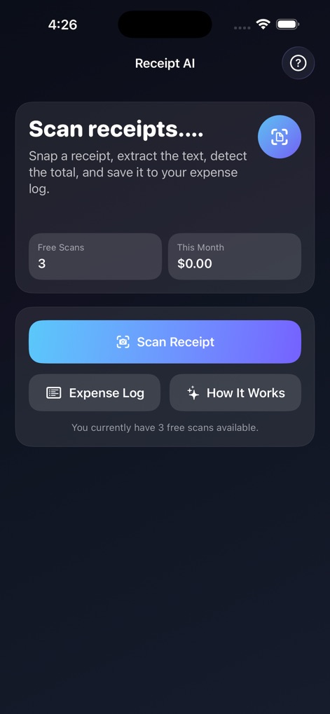 Receipt Scanner · OCR Scan - Business App | MWM