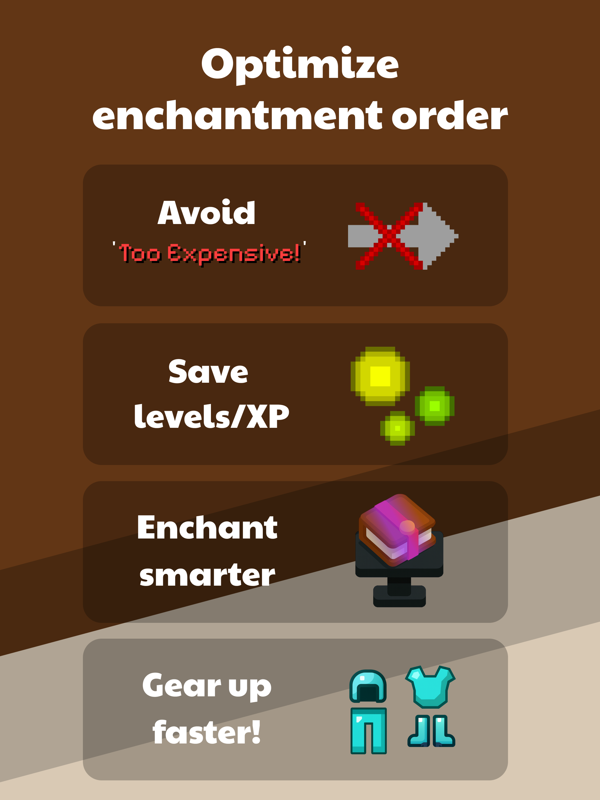 Enchantment Calc for Minecraft screenshot 5