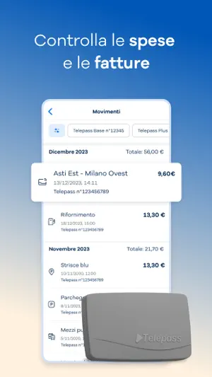 Telepass: pedaggi e parcheggi screenshot 3