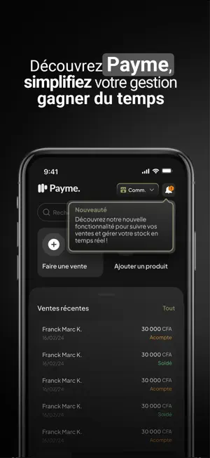 Payme - Facturation et Finance screenshot 1