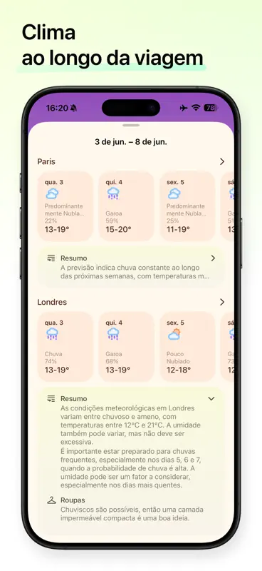 Weather mini - Previsões screenshot 4 of 9