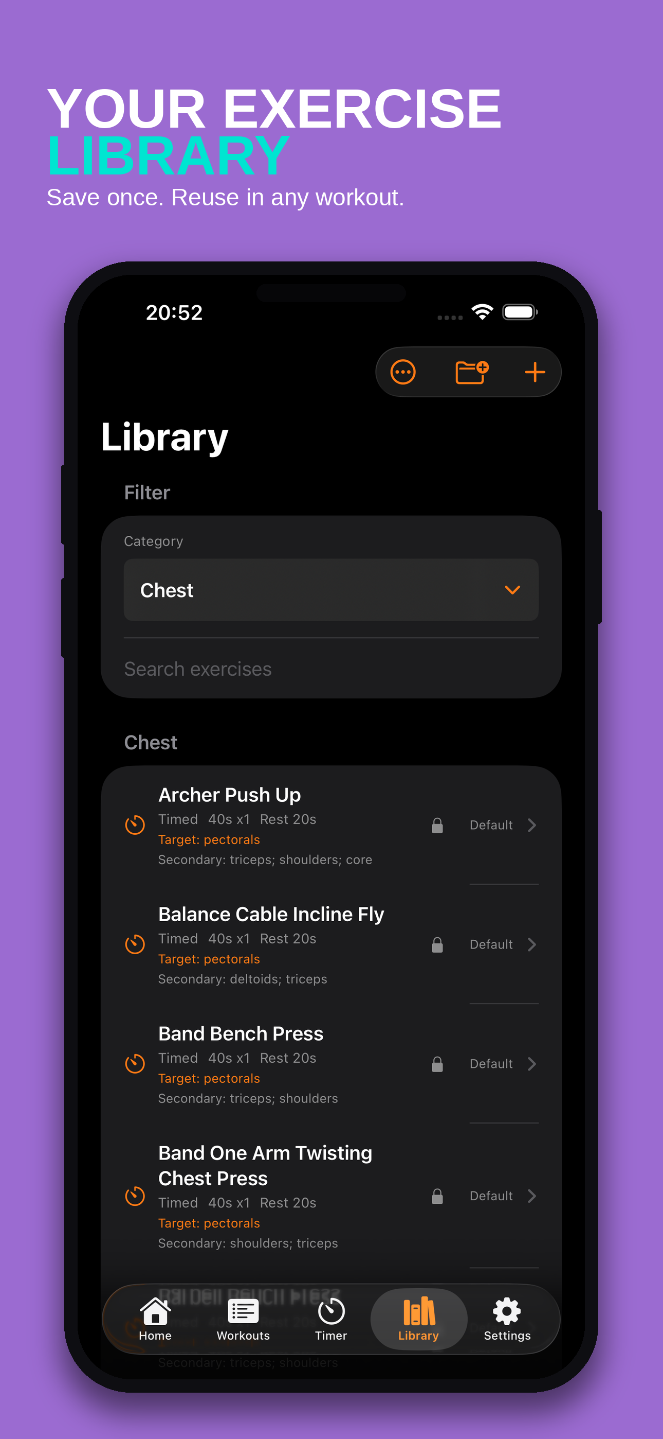 Workout Planner - Pure Tempo screenshot 6