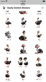 How to cancel & delete goofy ostrich stickers 4