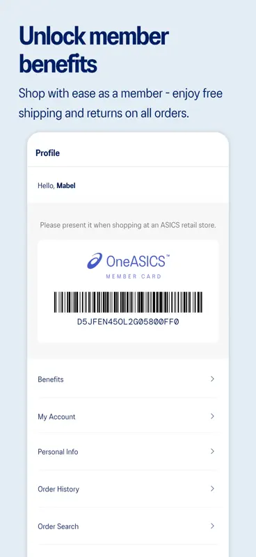 ASICS screenshot 4 of 6