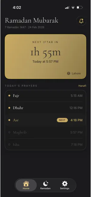 Noor: Prayer Times & Ramadan screenshot 1