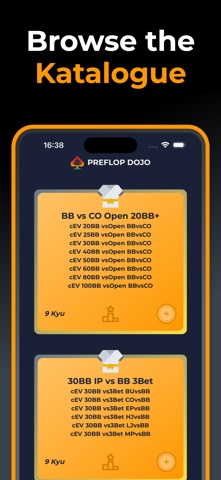 Preflop Dojo: Poker Trainer Screenshot 4 of 8