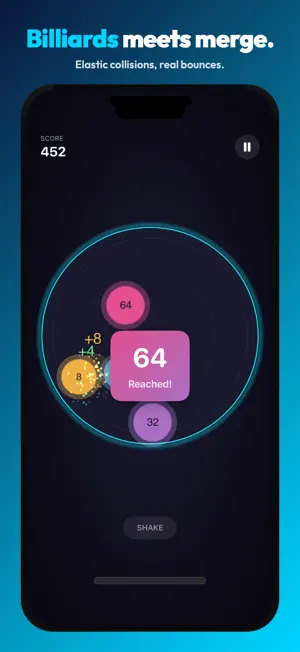 Merge Ring: 2048 Ball Puzzle screenshot 2