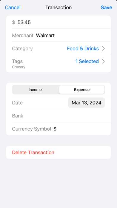 Spendwise: Money Manager Screenshot