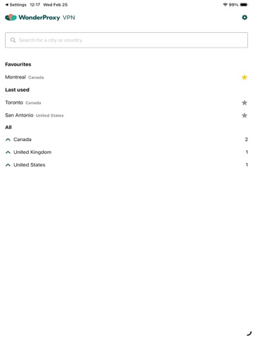 WonderSwitcher iPad screenshot