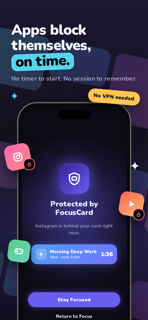 FocusCard: Screen Time Block screenshot 2