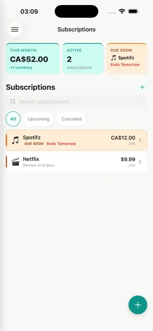 SubTrack: Subscription Vault screenshot 3