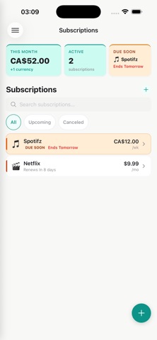 SubTrack: Subscription Vault screenshot