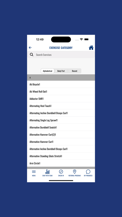 Blue Moon Fitness Clubs Screenshot