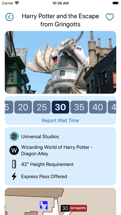 Wait Times: Universal Orlando Screenshot 2 - AppWisp.com Wait Times: Universal Orlando Screenshot 2 - AppWisp.com
