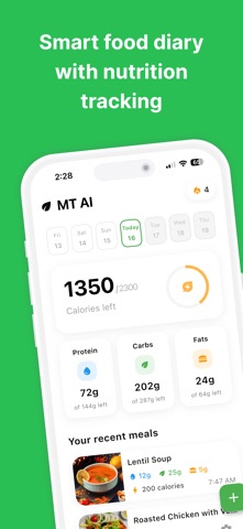 Macro Tracking AI iPhone screenshot