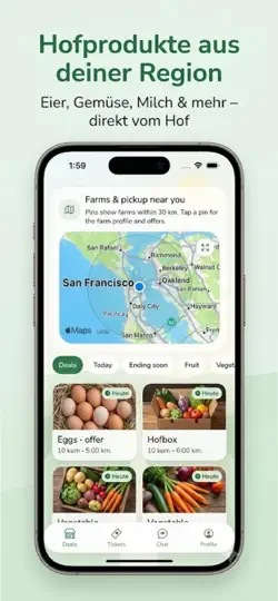 Screenshot von HofDeal auf dem iPhone 1