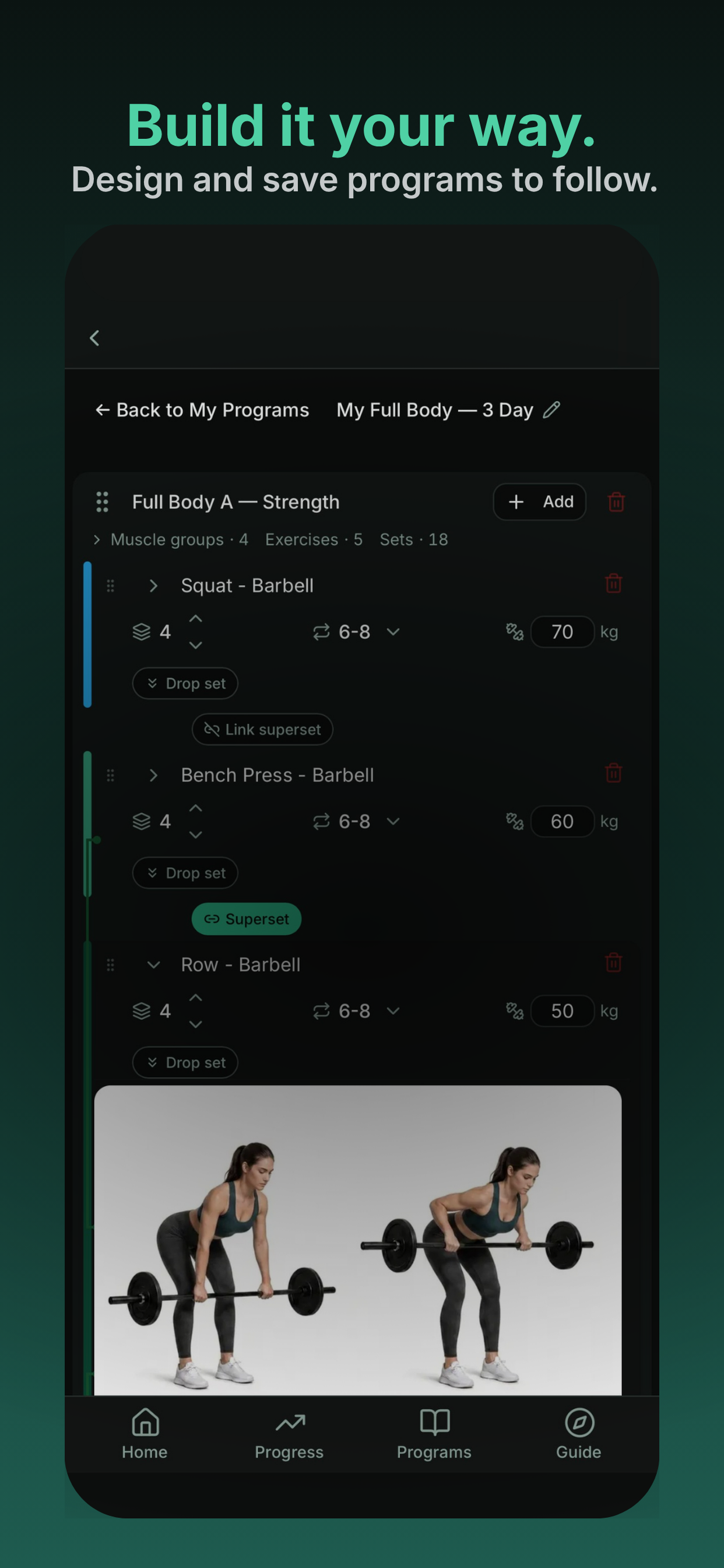 IronLog: train, track, improve screenshot 5