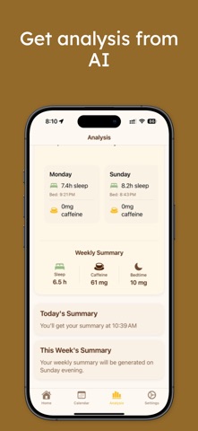 Decaff - Caffeine Tracker screenshot