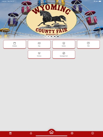 Wyoming County Fair iPad screenshot