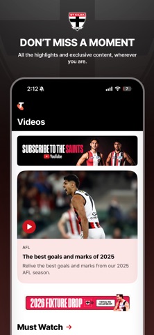 St Kilda Official App Screenshot 2 of 5