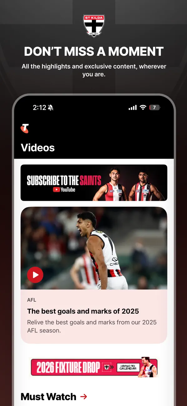 Screenshot #2 pour St Kilda Official App
