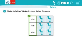 Blitzlesen Klett Schulversion screenshot
