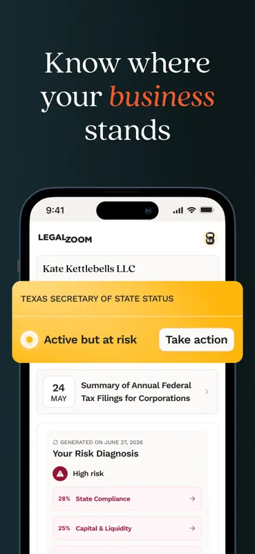 LegalZoom screenshot 1 of 5
